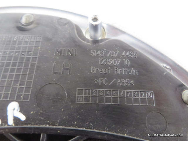 Mini Cooper Left Rear Quarter Speaker Grille 51437120179 02-06 R50 R53