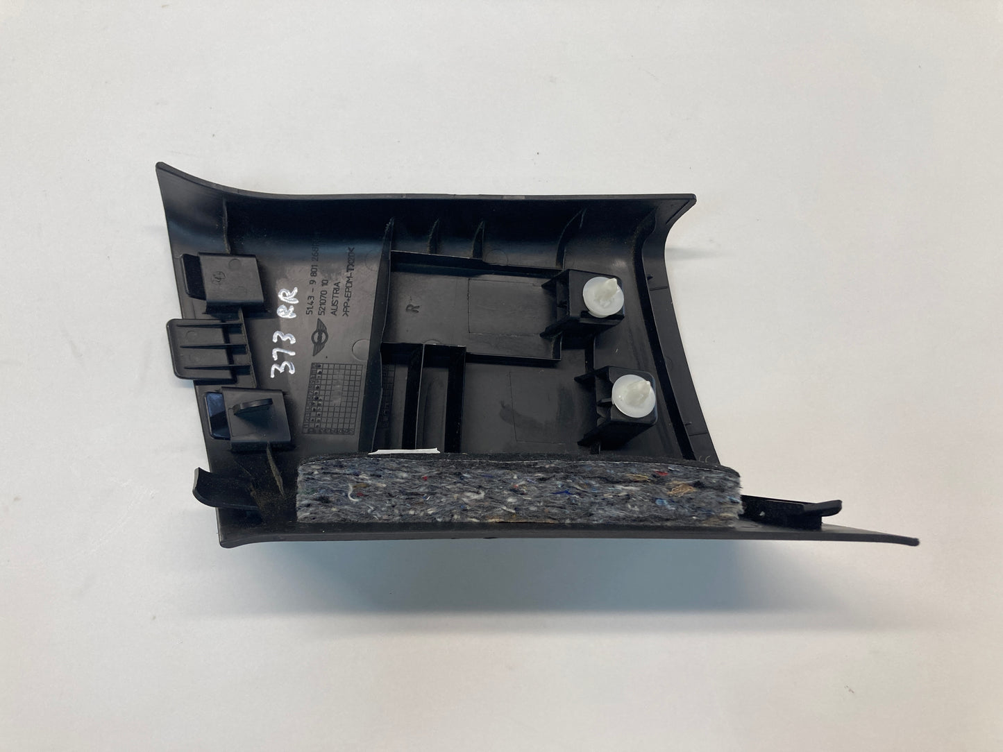 Mini Countryman Right Interior C Pillar Column Cover Black 51439801272 11-16 R60
