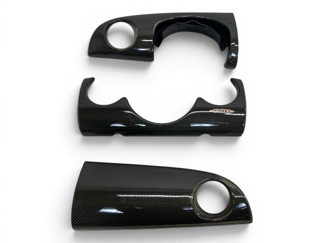 Mini Cooper 3-Piece Dash Trim Set Carbon Fiber 05-08 R50 R52 R53 556