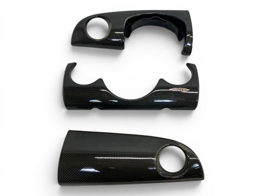 Mini Cooper 3-Piece Dash Trim Set Carbon Fiber 05-08 R50 R52 R53 556