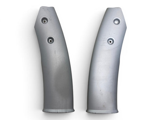 Mini Cooper Center Console Down Tube Pair Silver 2002-2008 R50 R52 R53 540