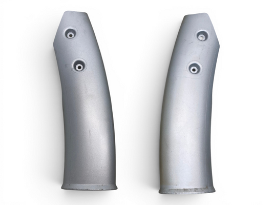 Mini Cooper Center Console Down Tube Pair Silver 2002-2008 R50 R52 R53 548