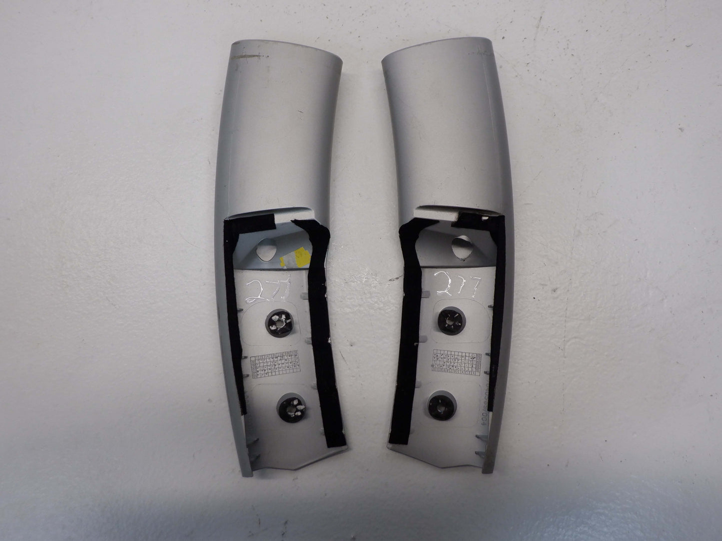 Mini Cooper Center Console Down Tube Pair Silver 02-08 R50 R52 R53 277