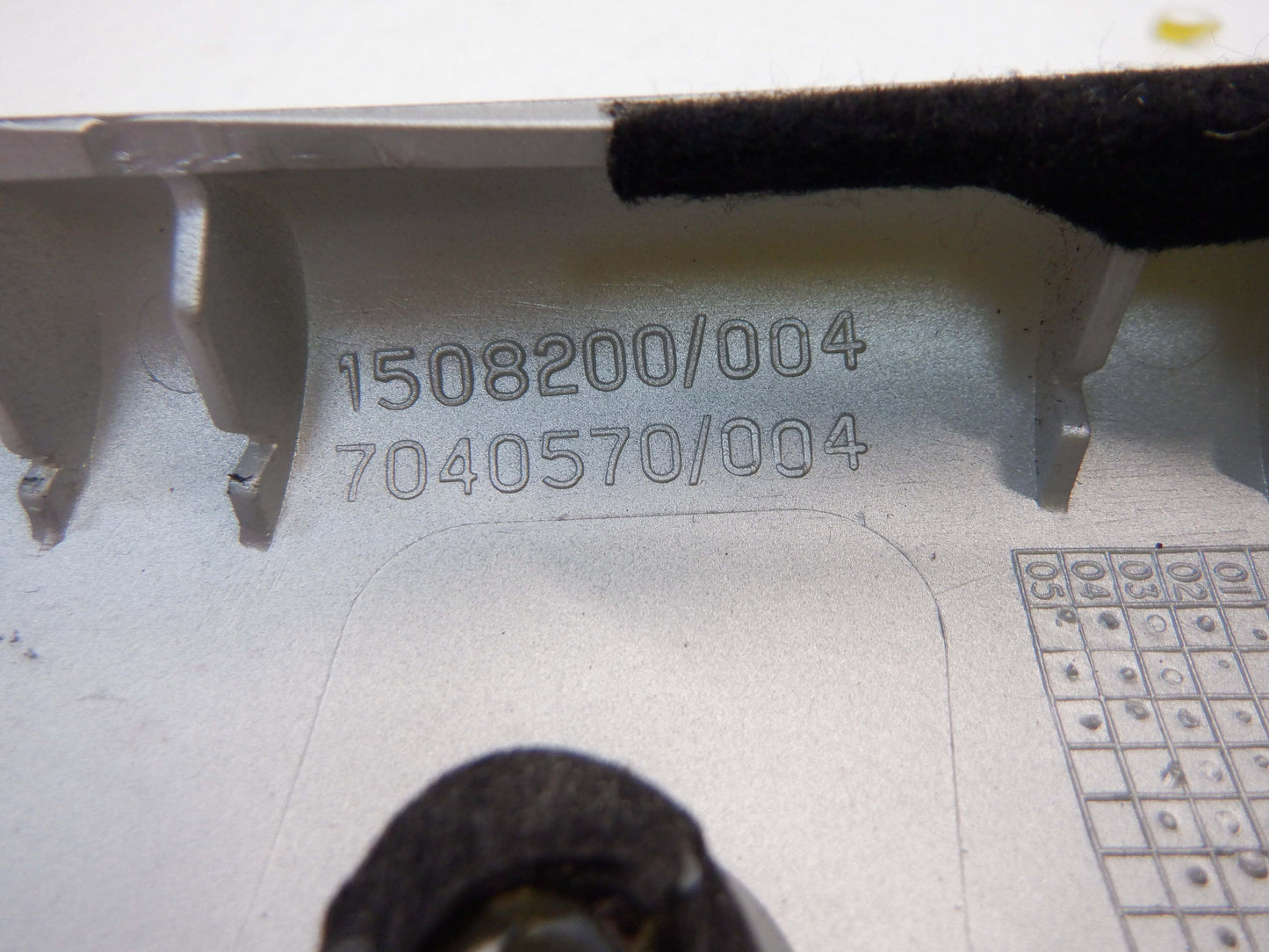 Mini Cooper Center Console Down Tube Pair Silver 02-08 R50 R52 R53 277