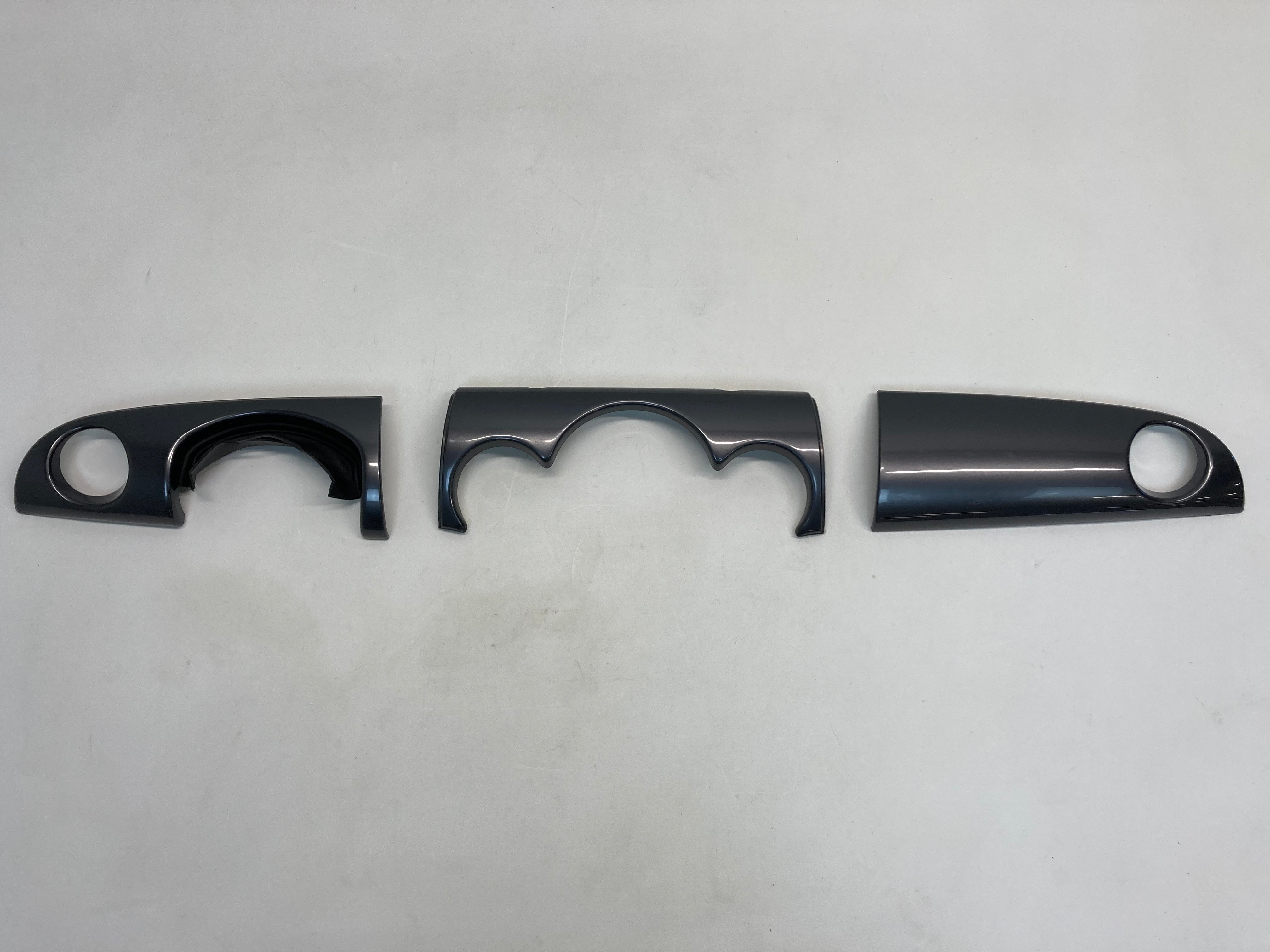 Mini Cooper 3-Piece Dash Trim Set Gunmetal Grey 05-08 R50 R52 R53 413 ...