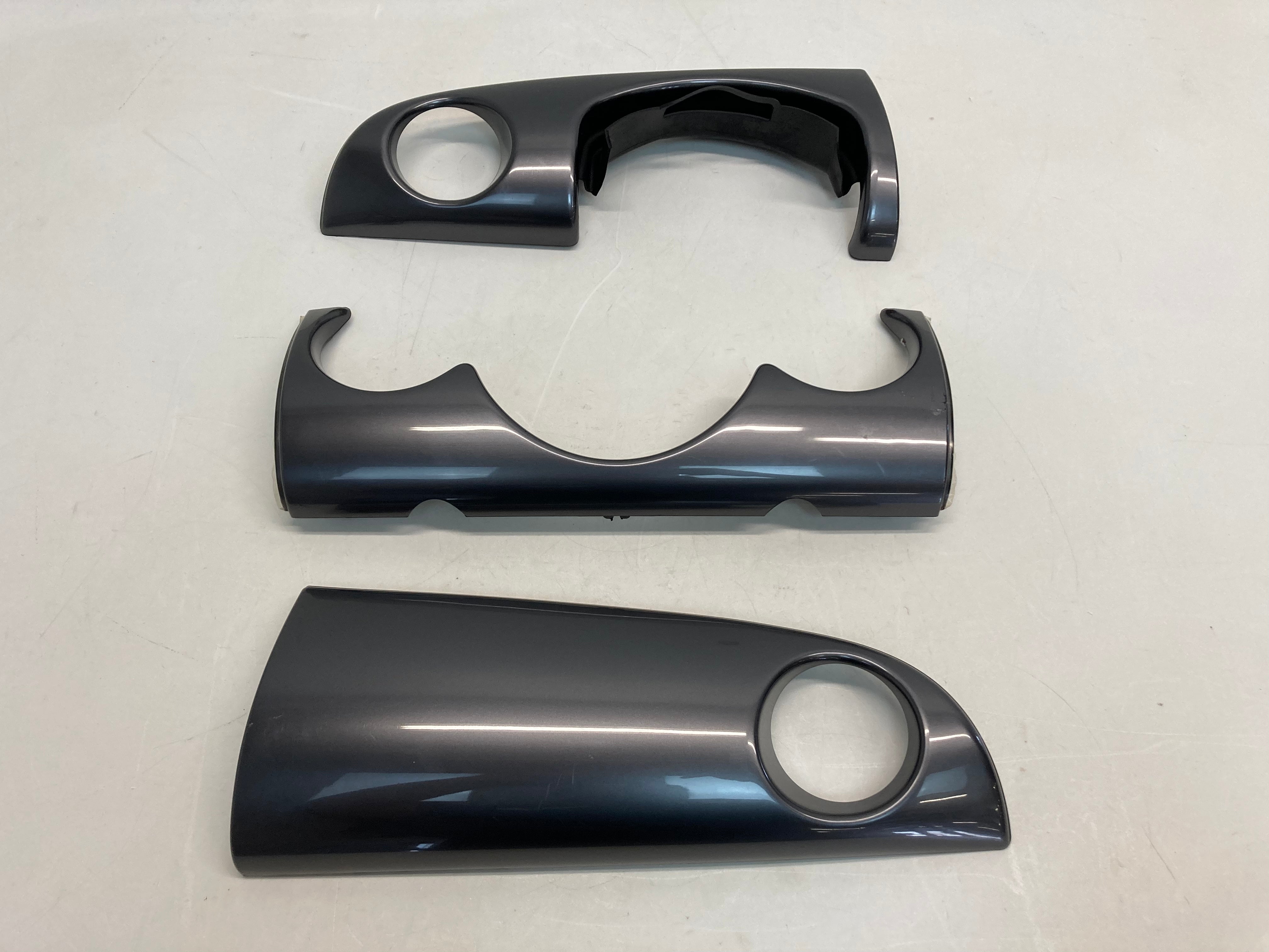 Mini Cooper 3-Piece Dash Trim Set Gunmetal Grey 05-08 R50 R52 R53 440 ...