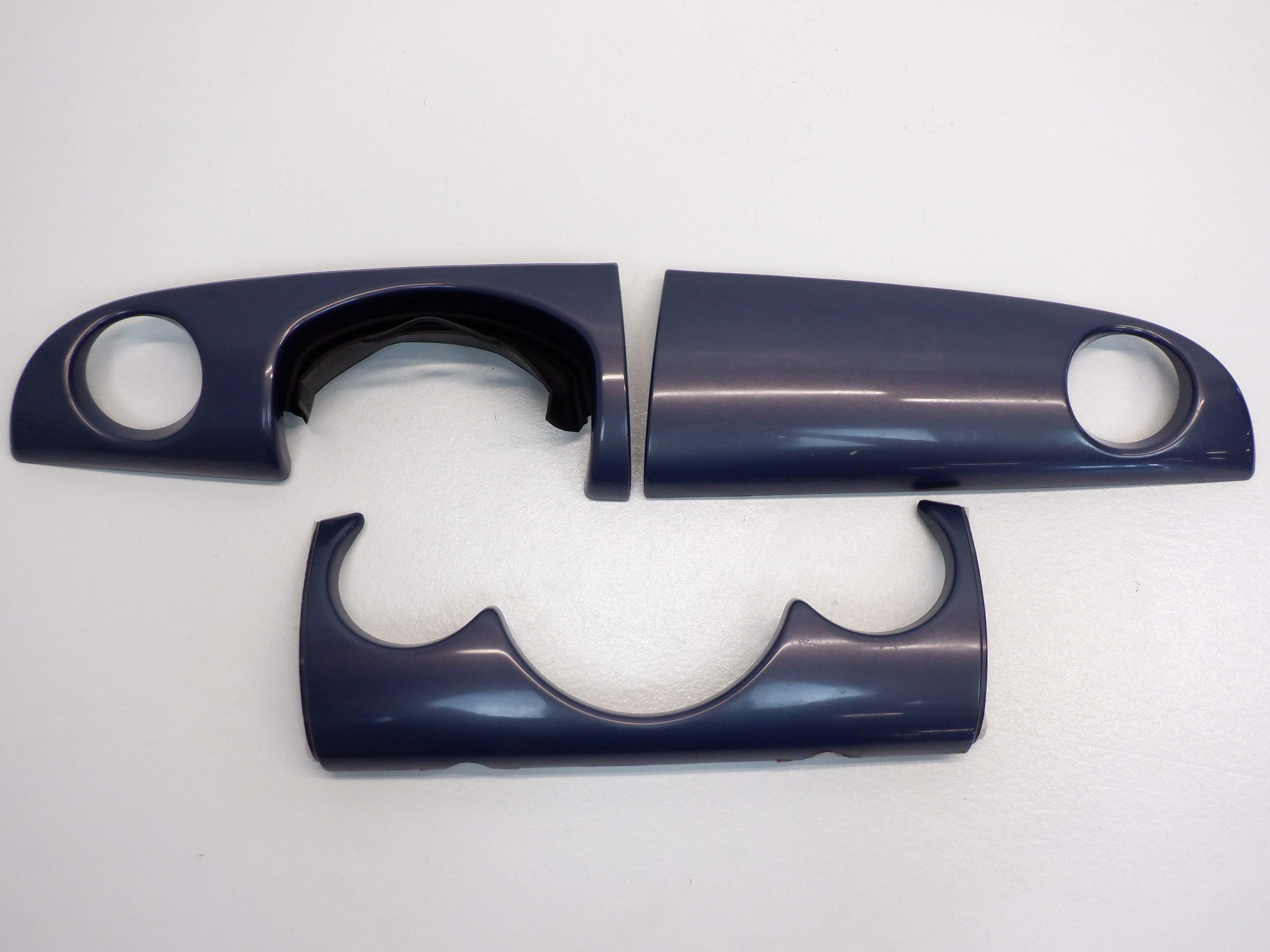 Mini Cooper 3-Piece Dash Trim Set Cool Blue Metallic 05-08 R50 R52 R53 ...