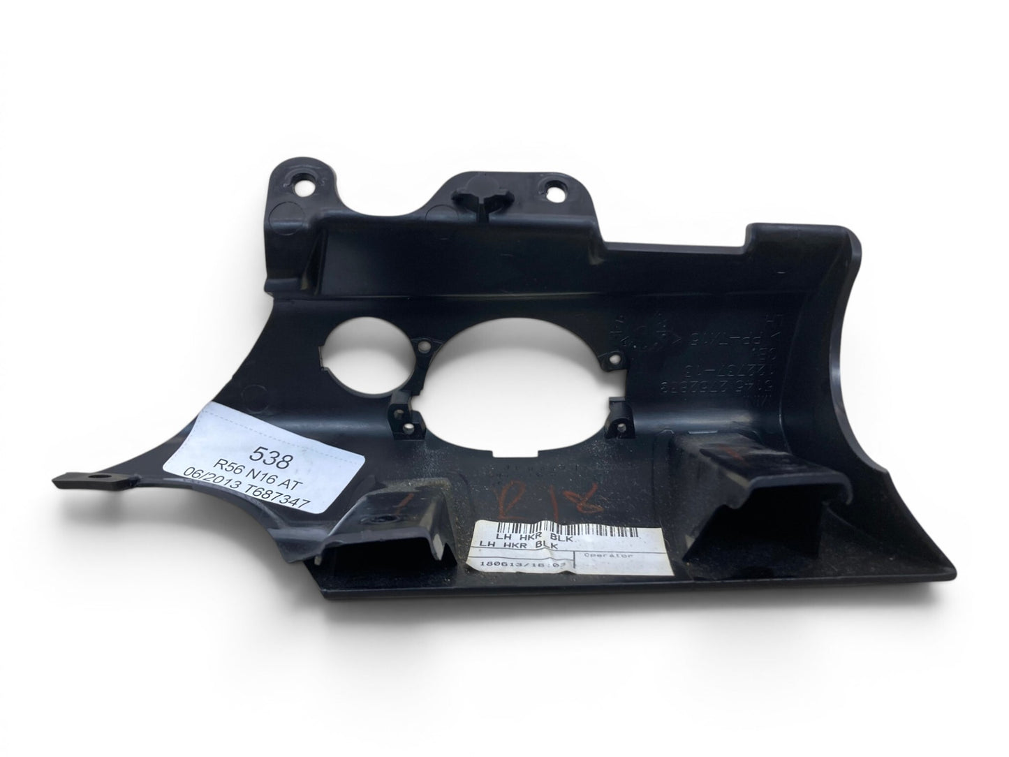 Mini Cooper Dash Knee Protection Trim Set Carbon Black 07-15 R5x 538