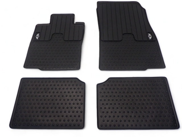 Mini Countryman Rubber Floor Mat Set New OEM 51472181808 51472181810 11-16 R60 R61
