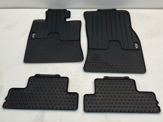 Mini Cooper Floormats Set Rubber Black OEM 51472231957 09-15 R57 417