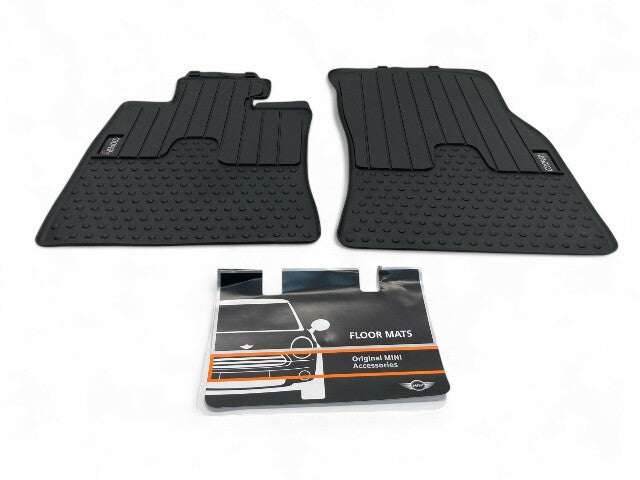 Mini Cooper S All-Weather Rubber Front Floormats NEW 51472243908 07-15 R5x