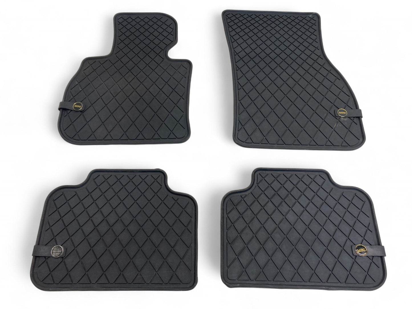 Mini Cooper Black Rubber Floor Mat Set 51472447606 2017-2024 F60 519