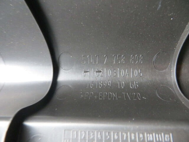 Mini Cooper Coupe Right Rear Storage Compartment Barrier 51472758898 12-15 R58 R59