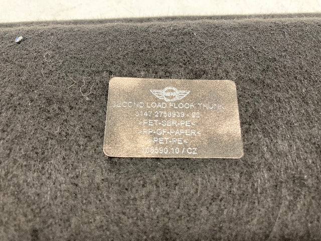 Mini Cooper Coupe Trunk Floor Second Base Insert 51472758939 12-15 R58 R59