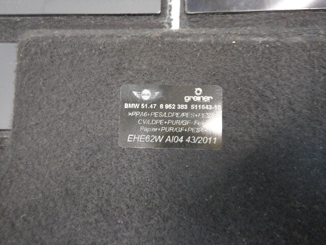 Mini Cooper Clubman Cargo Floor Trim Panel 51476952383 08-14 R55