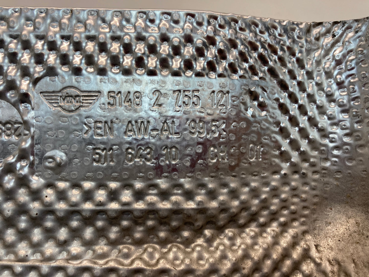 Mini Cooper Clubman Fuel Tank Insulation Heat Shield 51482755121 08-14 R55