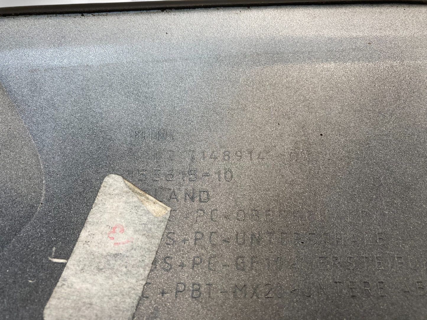 Mini Cooper S JCW Hatchback Rear Spoiler White 51622753758 R56 497