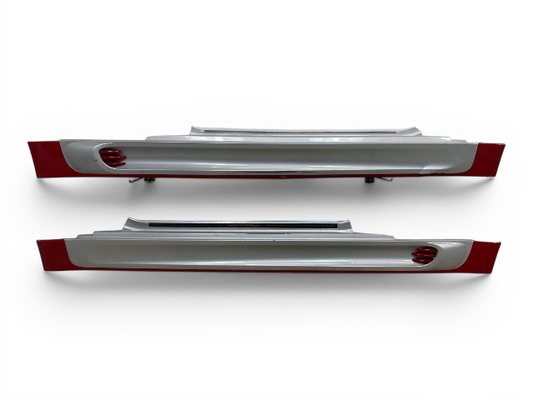 Mini Cooper JCW Aero Side Skirt Pair White Silver 2007-2015 R56 R57 R58 R59 553