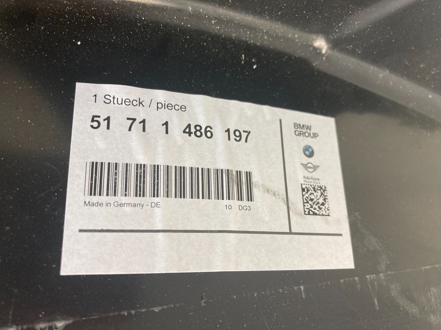 Mini Cooper Right Front Fender Wheel Liner NEW OEM 51711486197 02-08 R50 R52 R53