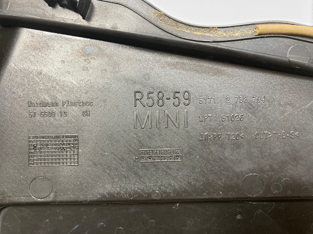 Mini Cooper Right Apron Cowl Cover Panel 51712758794 2012-2015 R58 R59 559