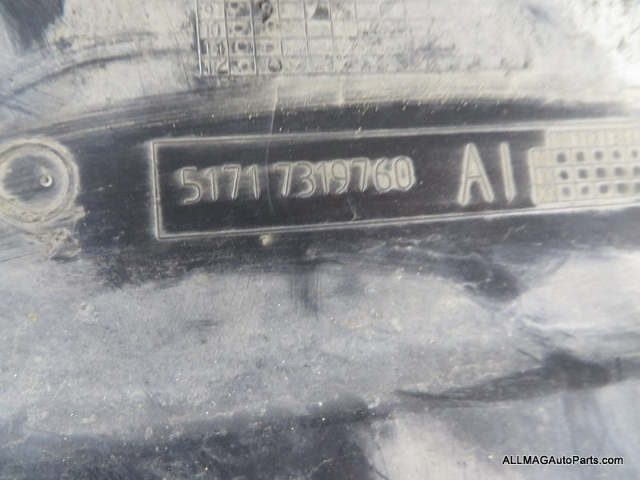 Mini Cooper S JCW Right Front Fender Liner Wheel Cover 51717319760  F56 F55