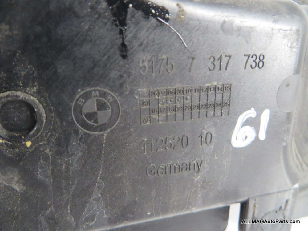 Mini Cooper Lower Right Engine Bay Partition Panel 51757317738 14-16 F5x