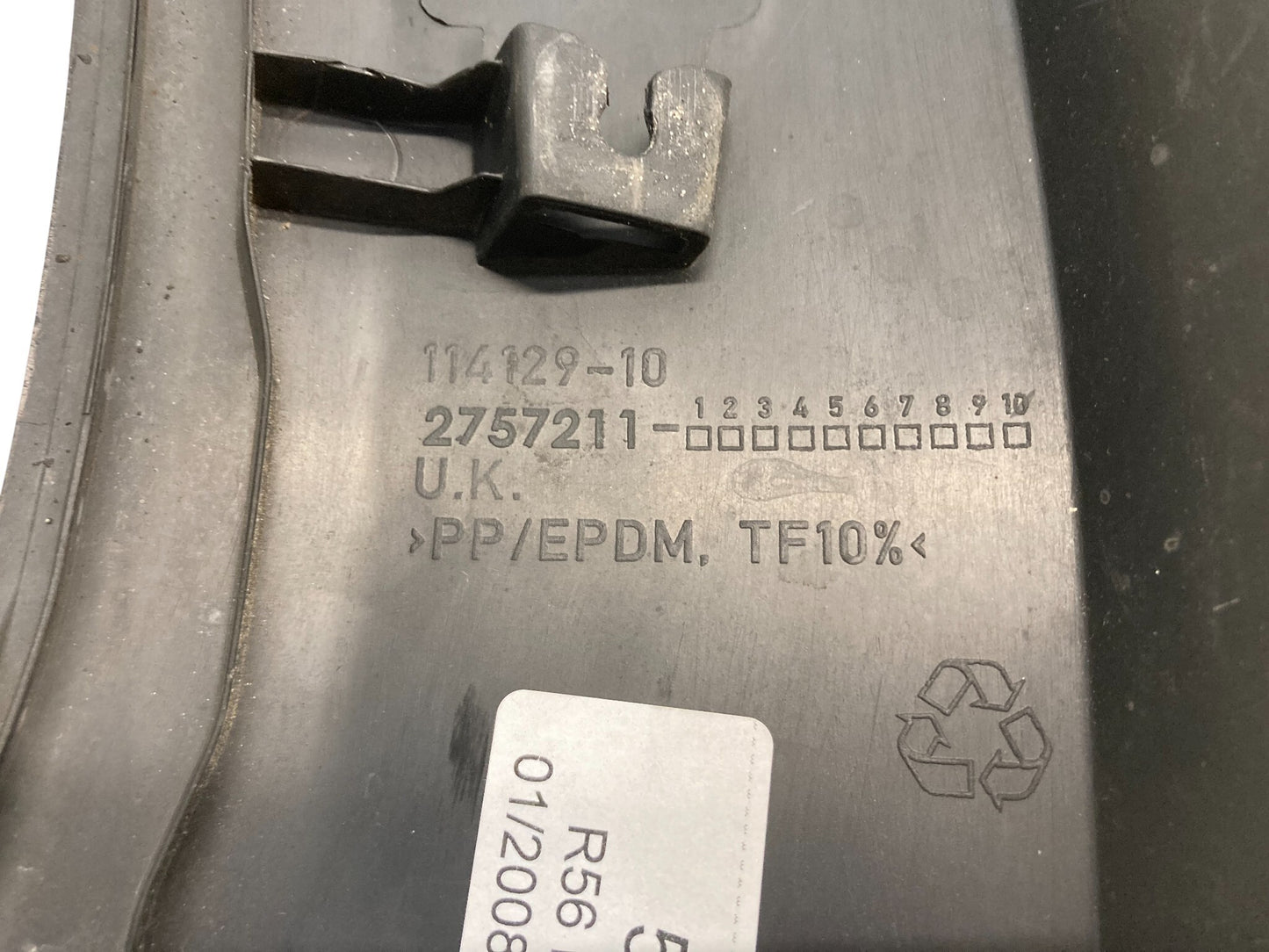 Mini Cooper Left Front Wheel Arch Trim 51777343341 2007-2015 R5x 531