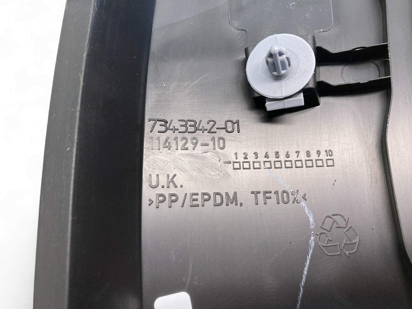 Mini Cooper Right Front Wheel Arch Trim NEW OEM 51777343342 2007-2015 R5x