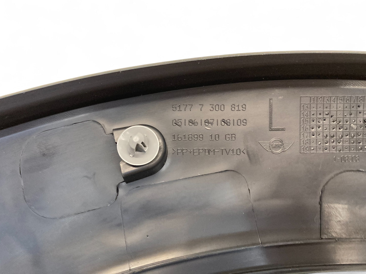 Mini Cooper Left Front Fender Wheel Arch Trim NEW OEM 51777376869 F55 F56 F57