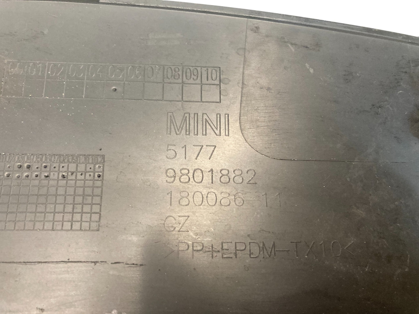 Mini Countryman Paceman Right Front Wheel Arch 51779801882 2011-2016 R60 R61 522