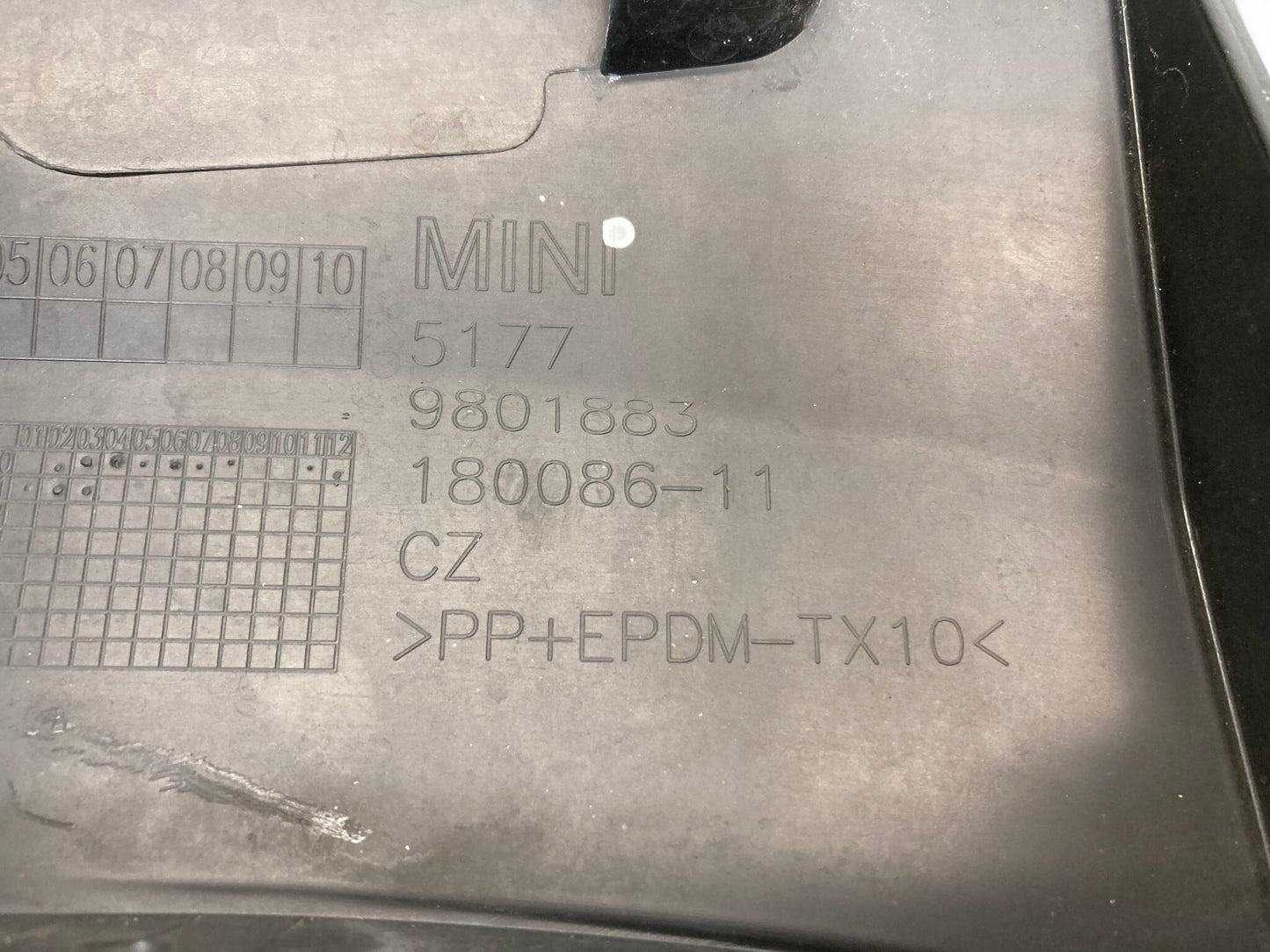 Mini Countryman Left Rear Wheel Arch 51779801883 2011-2016 R60 534
