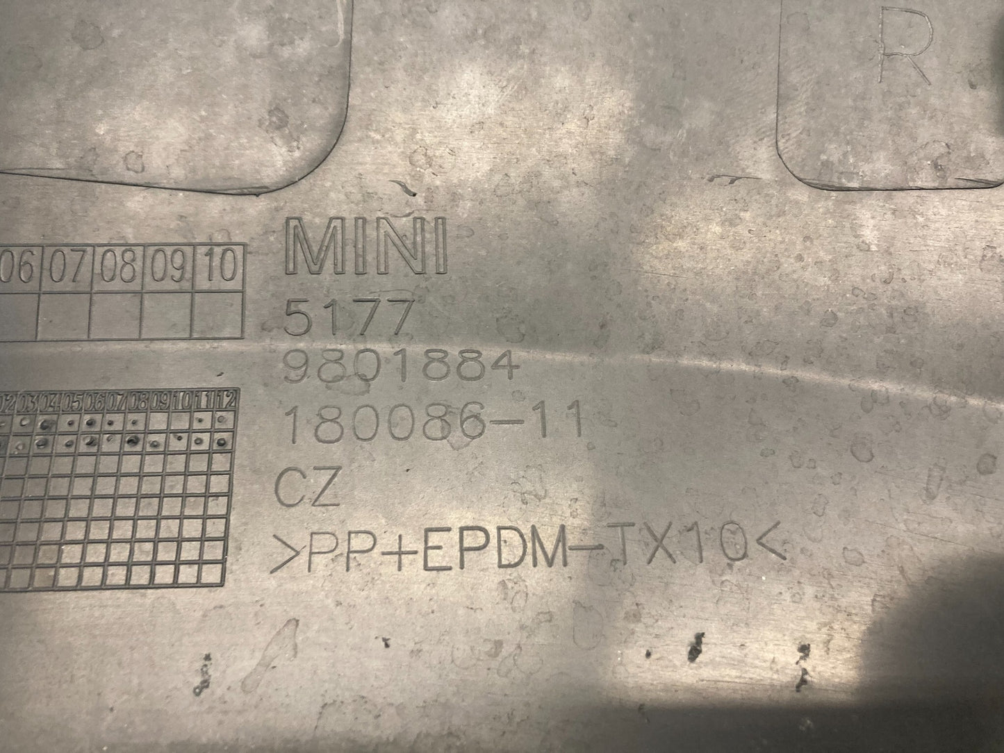 Mini Countryman Right Rear Wheel Arch 51779801884 2011-2016 R60 522