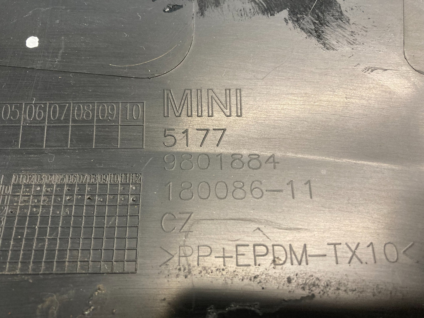 Mini Countryman Right Rear Wheel Arch 51779801884 2011-2016 R60 527