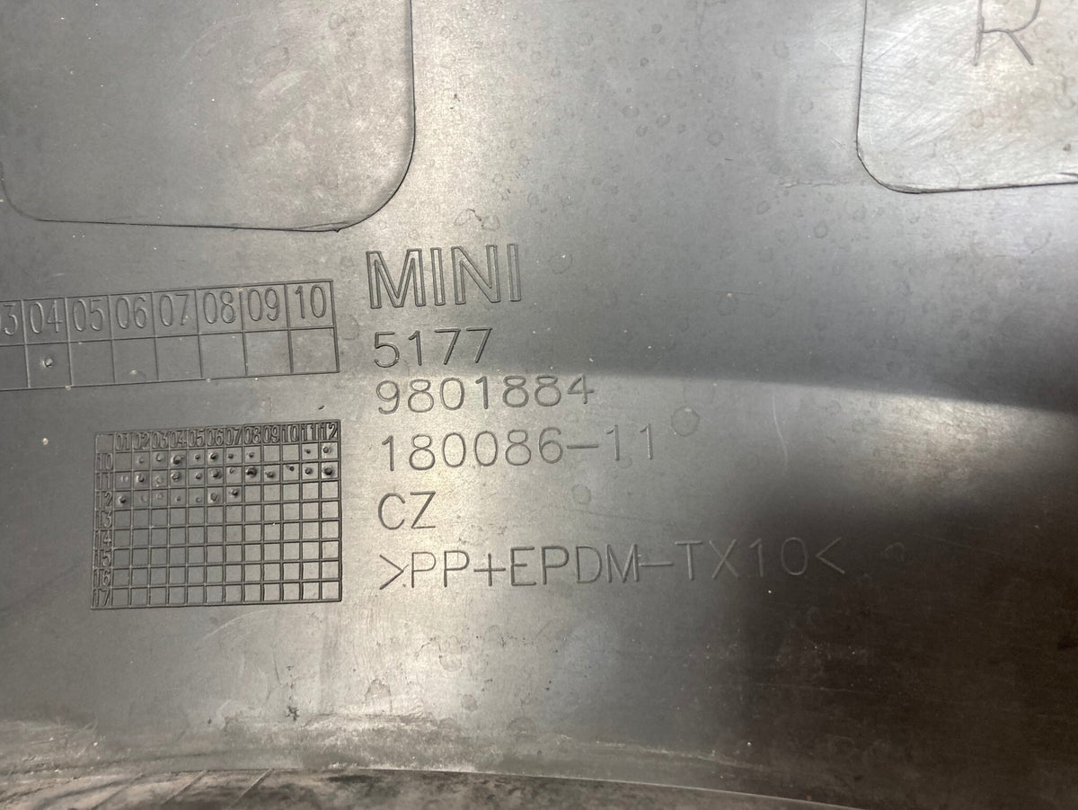 Mini Countryman Right Rear Wheel Arch 51779801884 2011-2016 R60 562