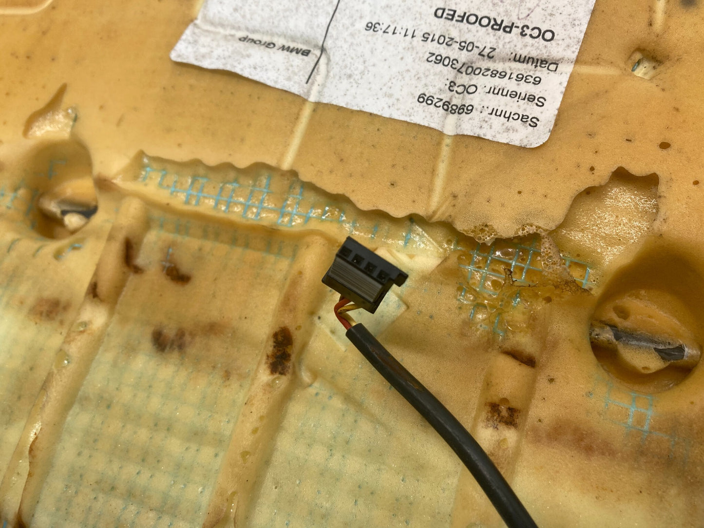 Mini Cooper Right Lower Seat Cushion LNPN Heated 2005-2008 R52 521