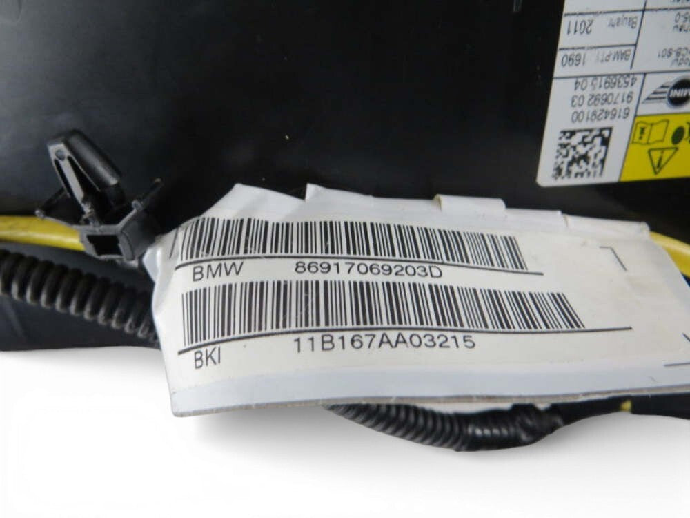 Mini Cooper Right Front Seat Side Airbag 52109170692 07-15 R55 R56 R57 126