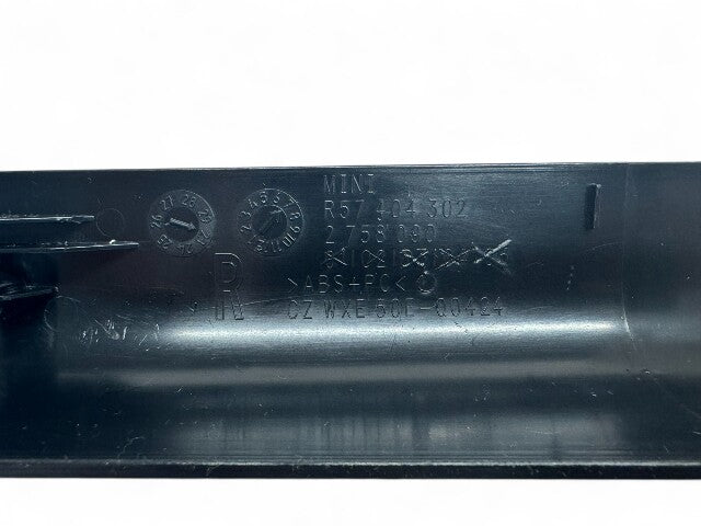 Mini Cooper Convertible Right Center Covering Trim New OEM 54342758090 R57 F57