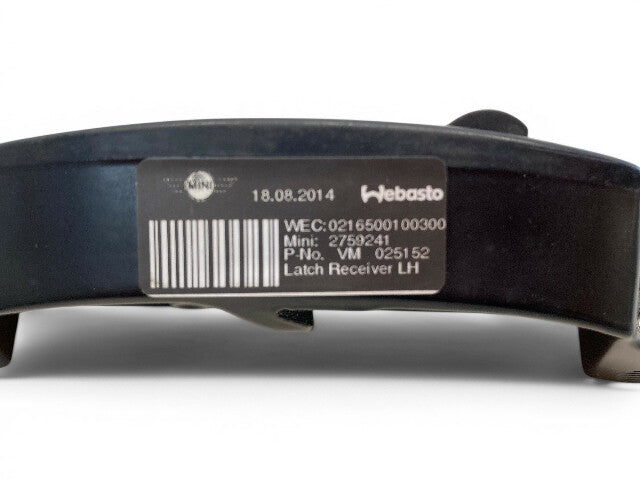 Mini Cooper Convertible Top Left Front Latch Base Plate 54342759241 12-15 R59