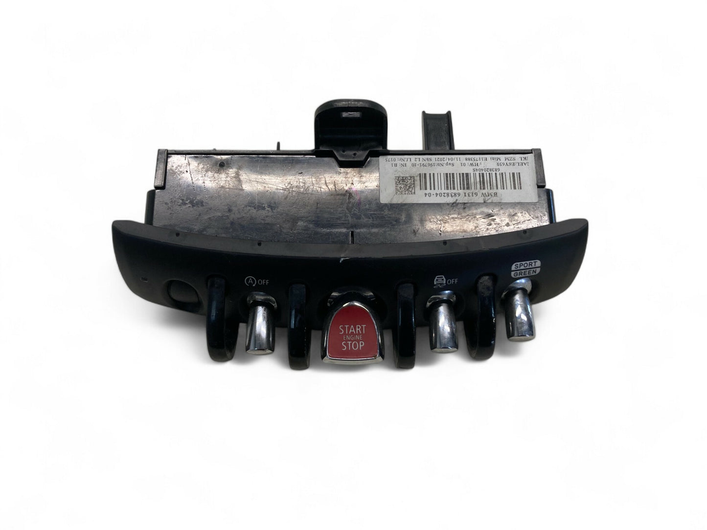 Mini Cooper Engine Start Stop Console Switch Unit 61316838204 17-24 F55 F56 F57