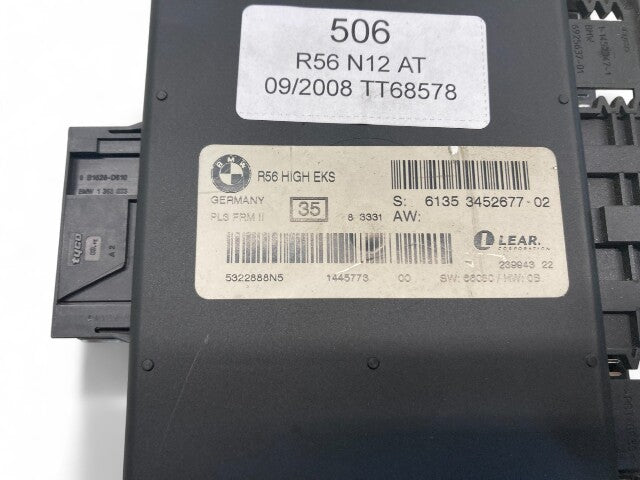 Mini Cooper Footwell Control Module FRM 2 61353452677 2007-2010 R56 CLR56