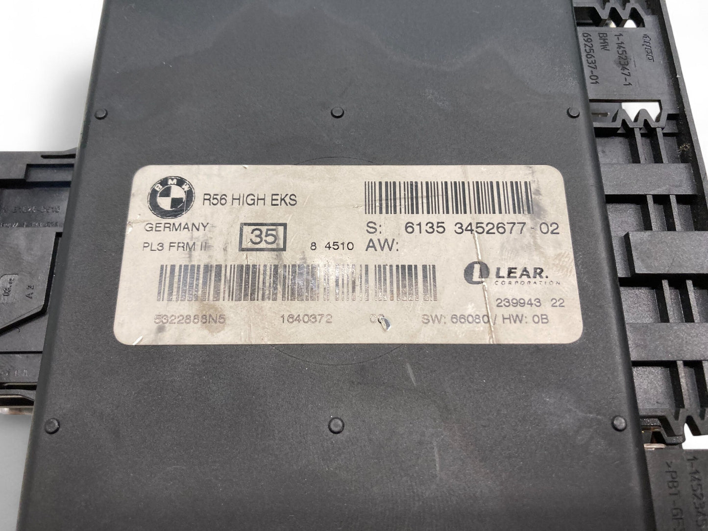 Mini Cooper Footwell Control Module FRM 2 61353452677 2007-2010 R56 CLR56