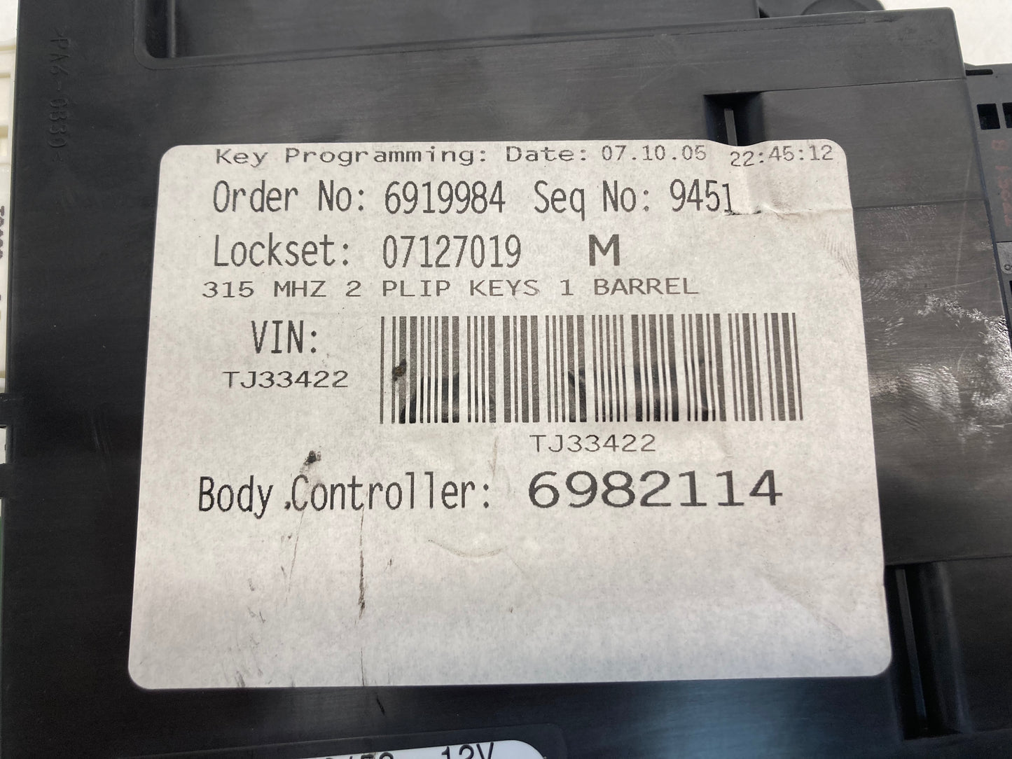 Mini Cooper Body Control Module BCM 61356982114 02-06 R53 427