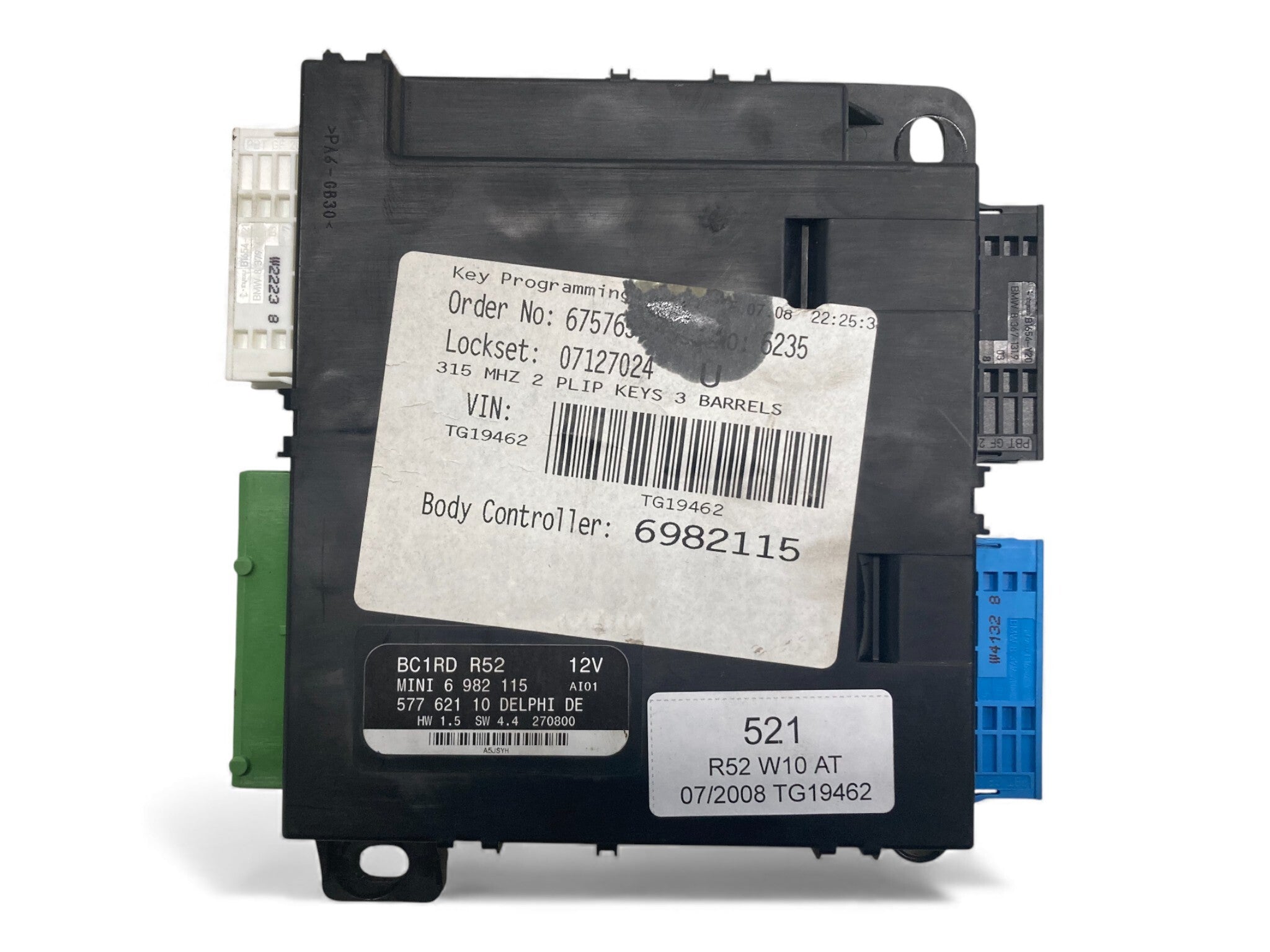 Mini Cooper Base Body Control Module BCM CVT 61356982115 2005-2008 R52 ...