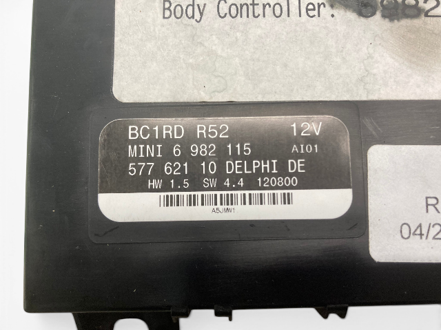 Mini Cooper Body Control Module BCM AT 61356982115 2005-2008 R52 548