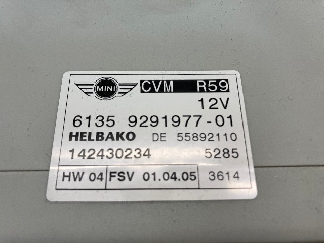 Mini Cooper Convertible Top Module CVM ECU 61359291977 11-15 R59