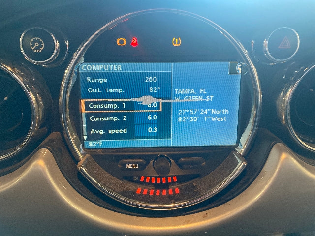 Mini Cooper GPS Navigation Cluster Screen 62109126994 2002-2008 R50 R52 R53 543
