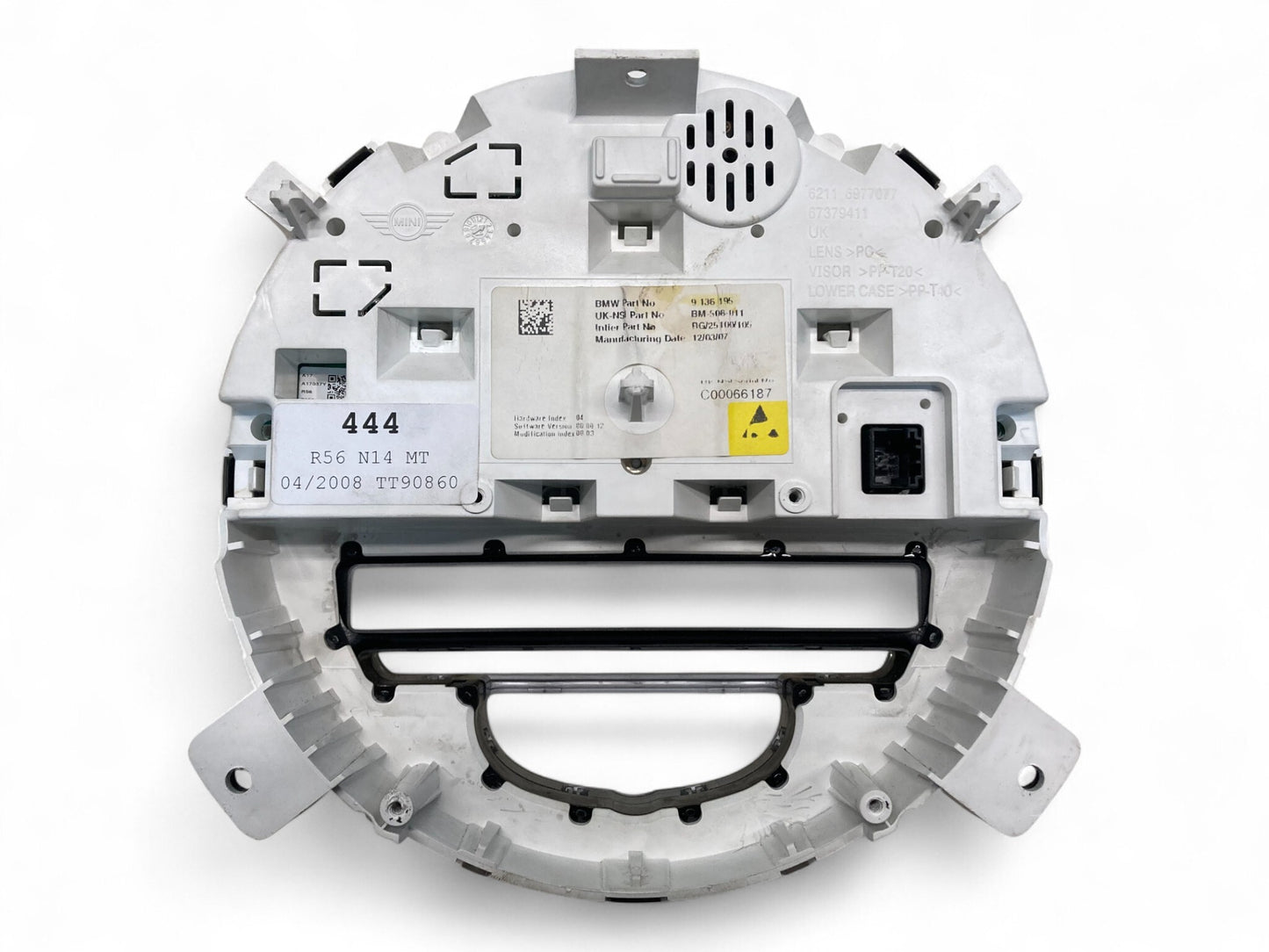 Mini Cooper Speedometer Silver Trim 240KM/H 62109136195 07-10 R55 R56 R57