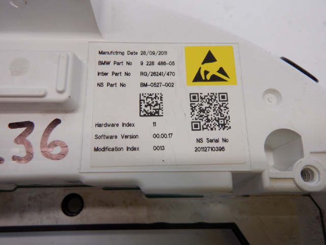 Mini Cooper GPS Navigation Speedometer 150 MPH 62109136200 07-16 R5x R6x