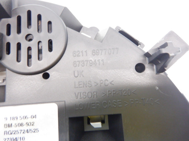 Mini Cooper Speedometer Silver Trim 240KM/H 62109136195 07-10 R55 R56 R57