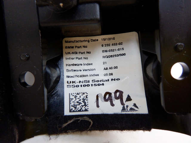 Mini Cooper Convertible Tachometer w/ Always Open Timer Black 62109325831 09-15 R57 R59